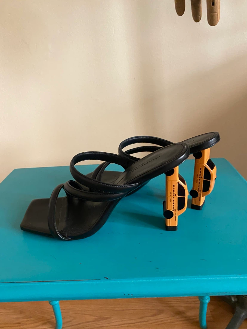 Brandon Blackwood NYC Taxi Heel Sandals