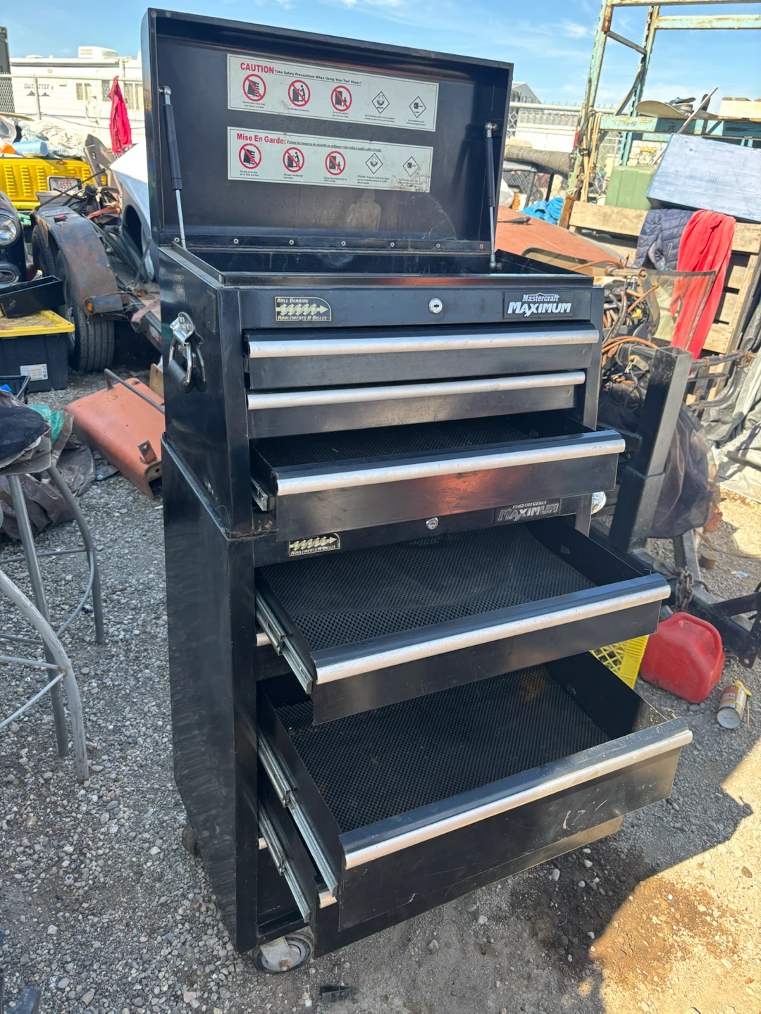 ASSORTED Mastercraft Red Rolling Tool Chest - photo 4