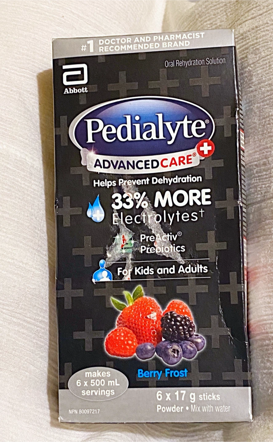 Pedialyte AdvancedCare Berry Frost Powder Sticks - photo 2