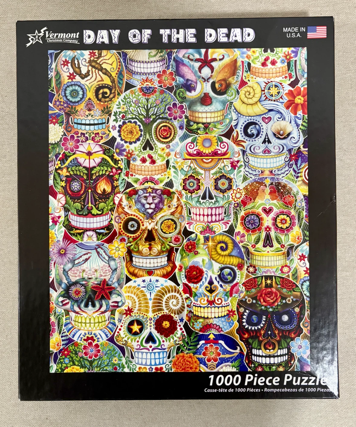 Vermont Christmas Company Day of the Dead 1000 Piece Puzzle