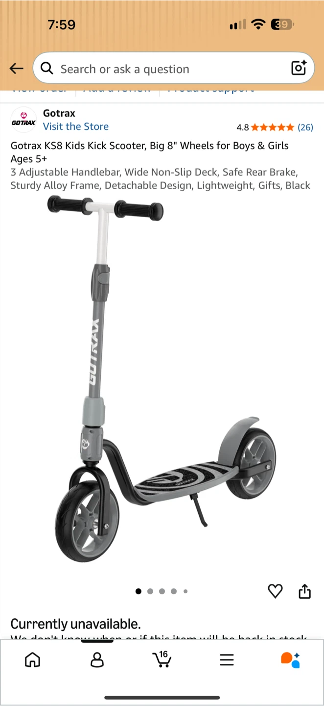 Gotrax KS8 Kids Kick Scooter