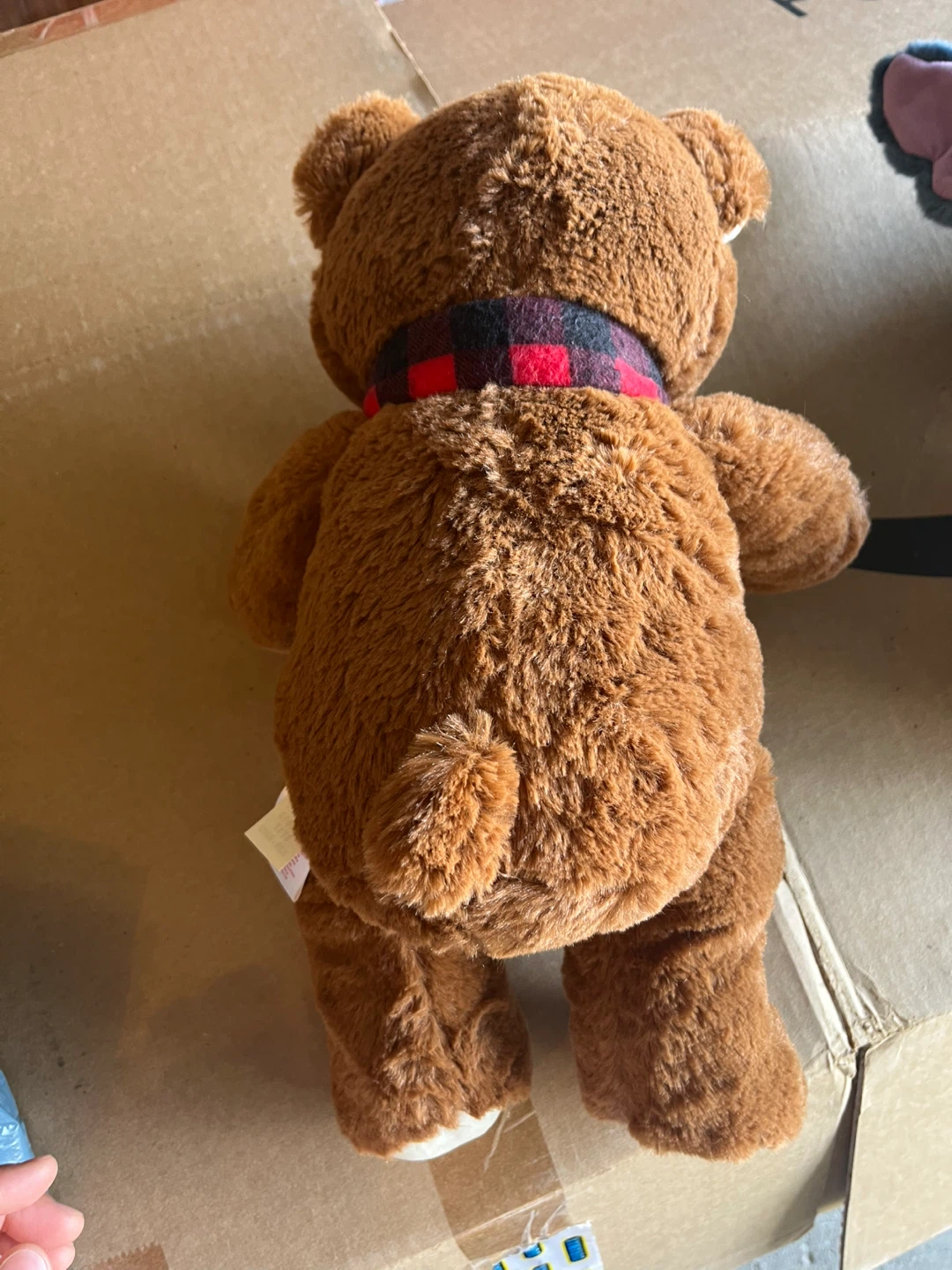 Soft Brown Teddy Bear with Scarf - photo 3