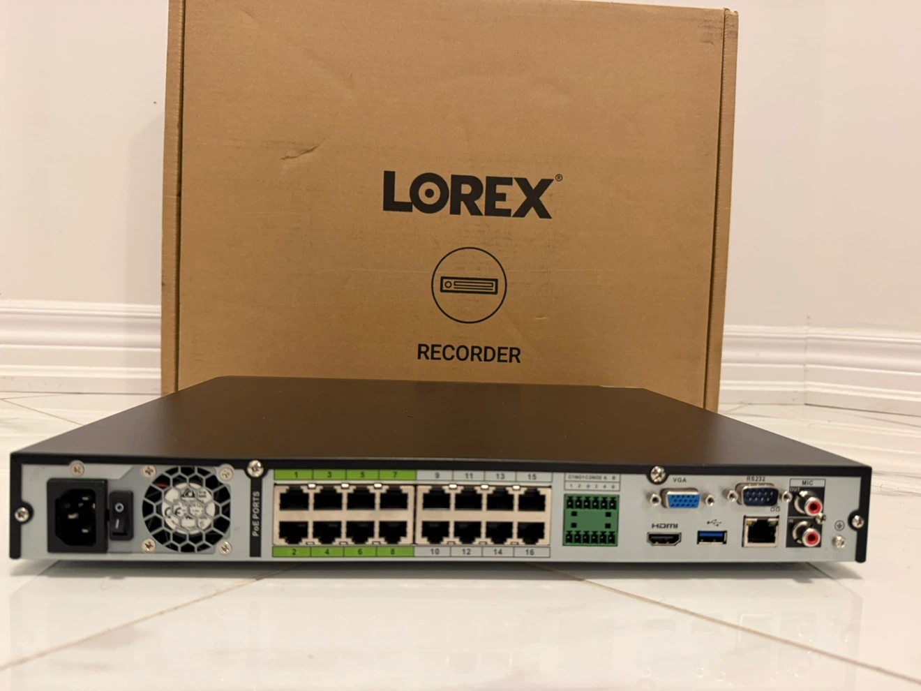 Lorex 4K 32ch NVR 16PoE 60Hz - photo 2