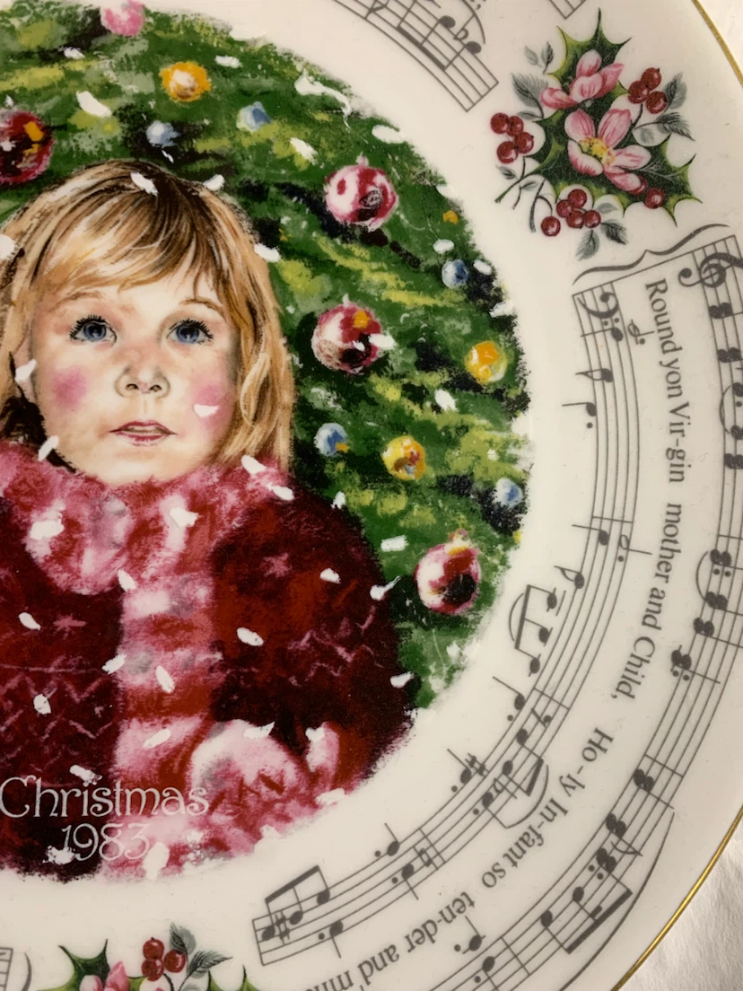 Royal Doulton Christmas Carols "Silent Night" Collector Plate