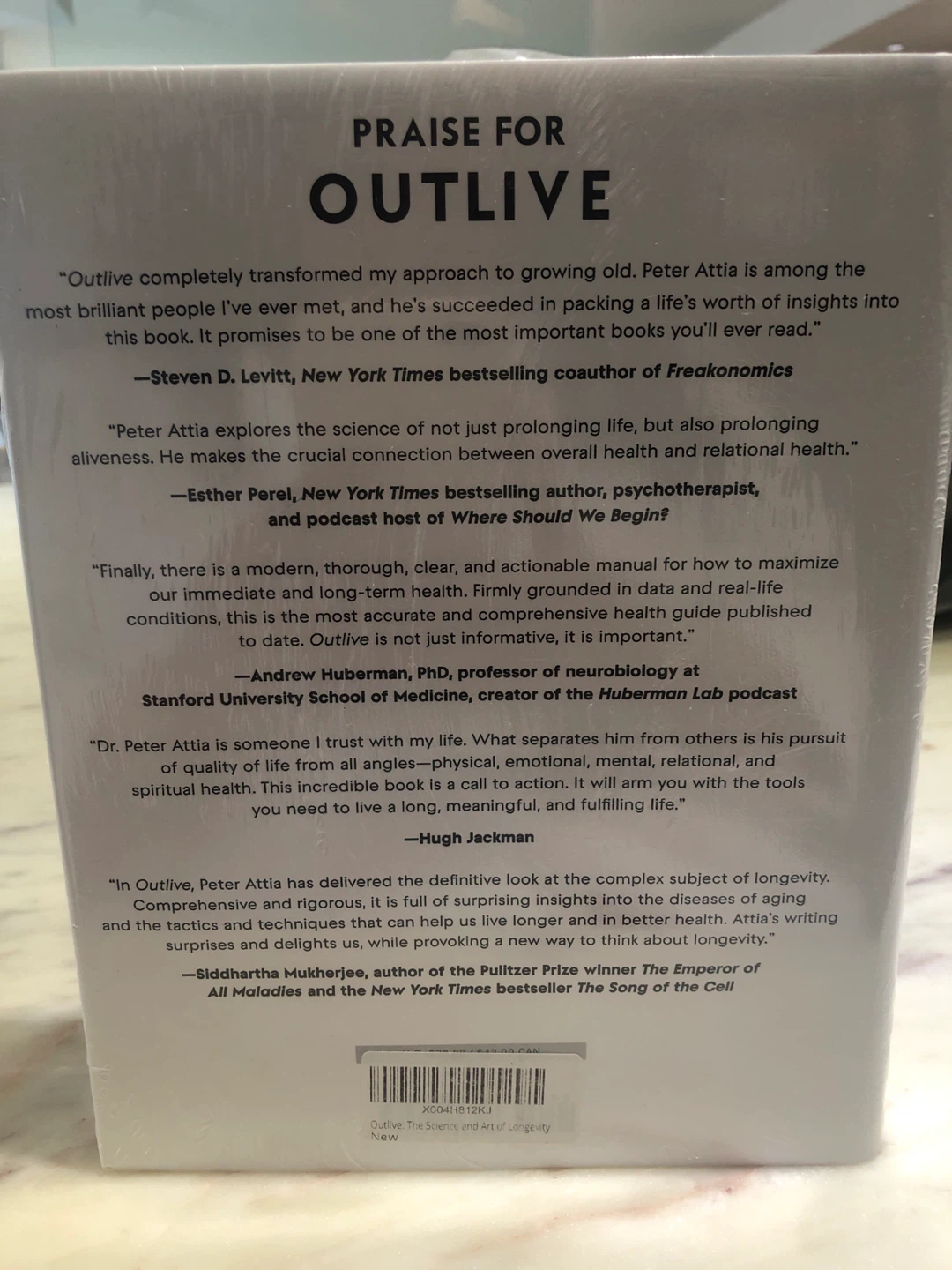Outlive: The Science & Art of Longevity by Peter Attia, MD - photo 2