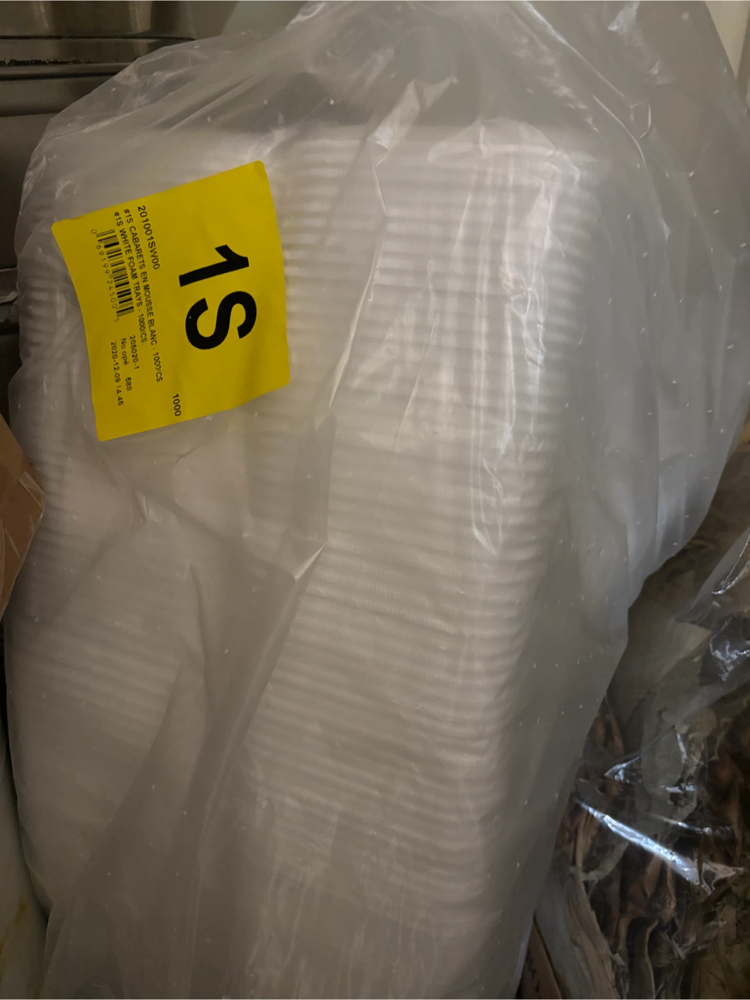 White Foam Trays - 1000 count - photo 4
