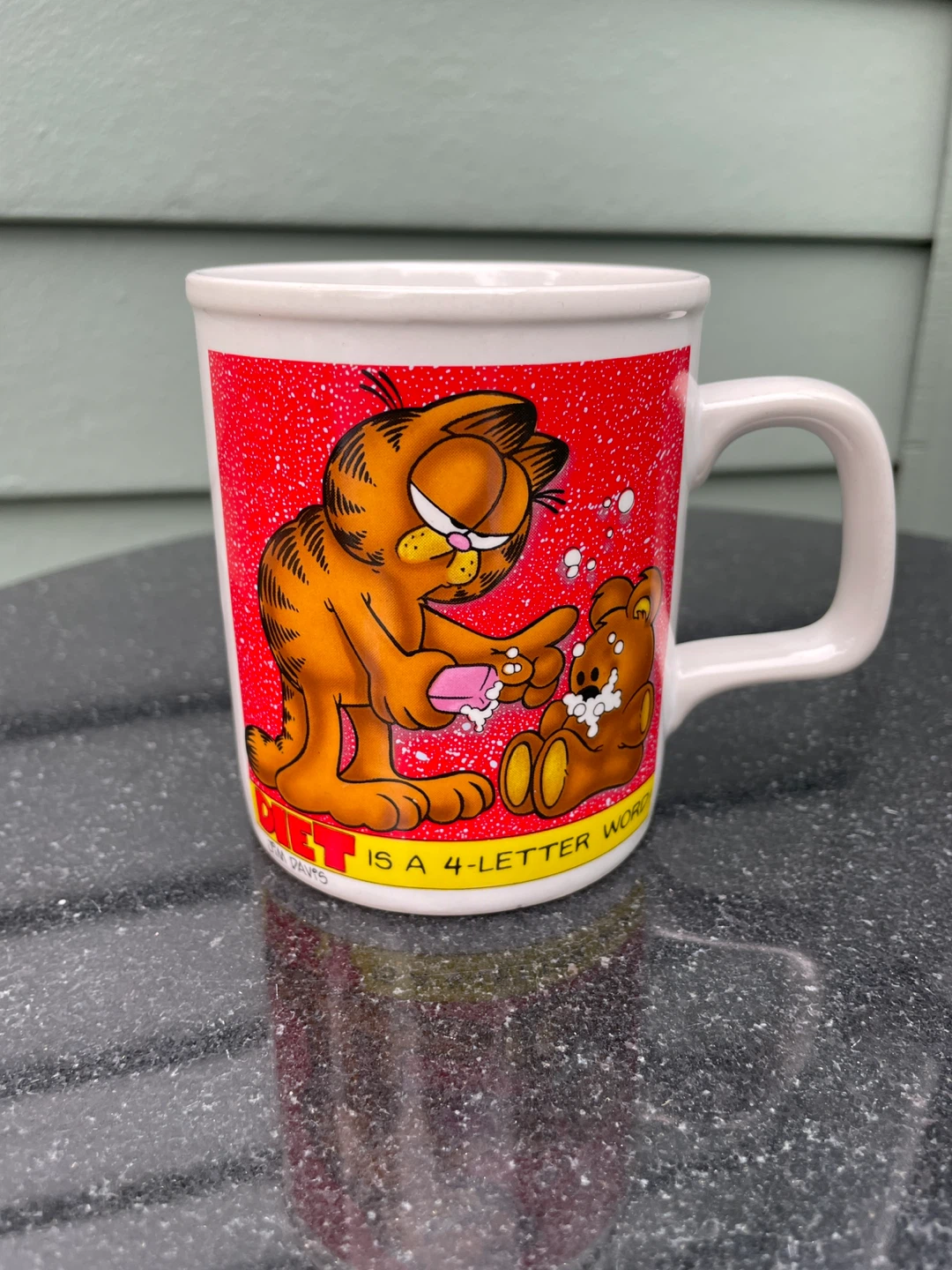 Garfield Ceramic Mug 1978
