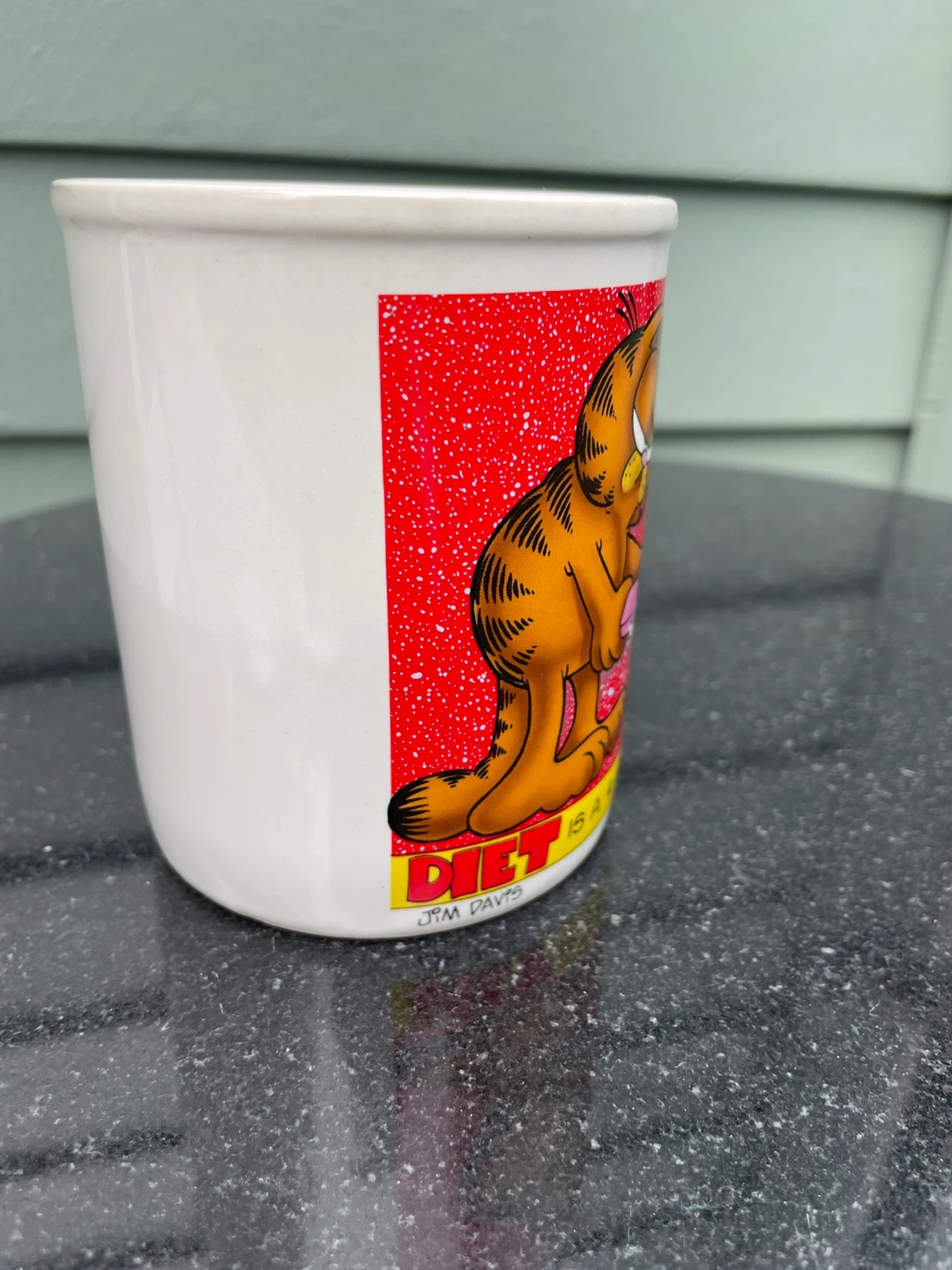 Garfield Ceramic Mug 1978 - photo 5