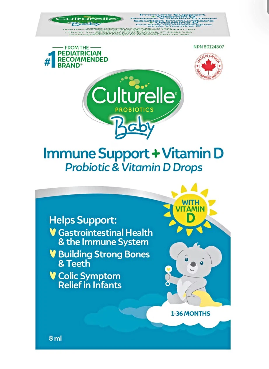Culturelle Baby Immune Support + Vitamin D Drops