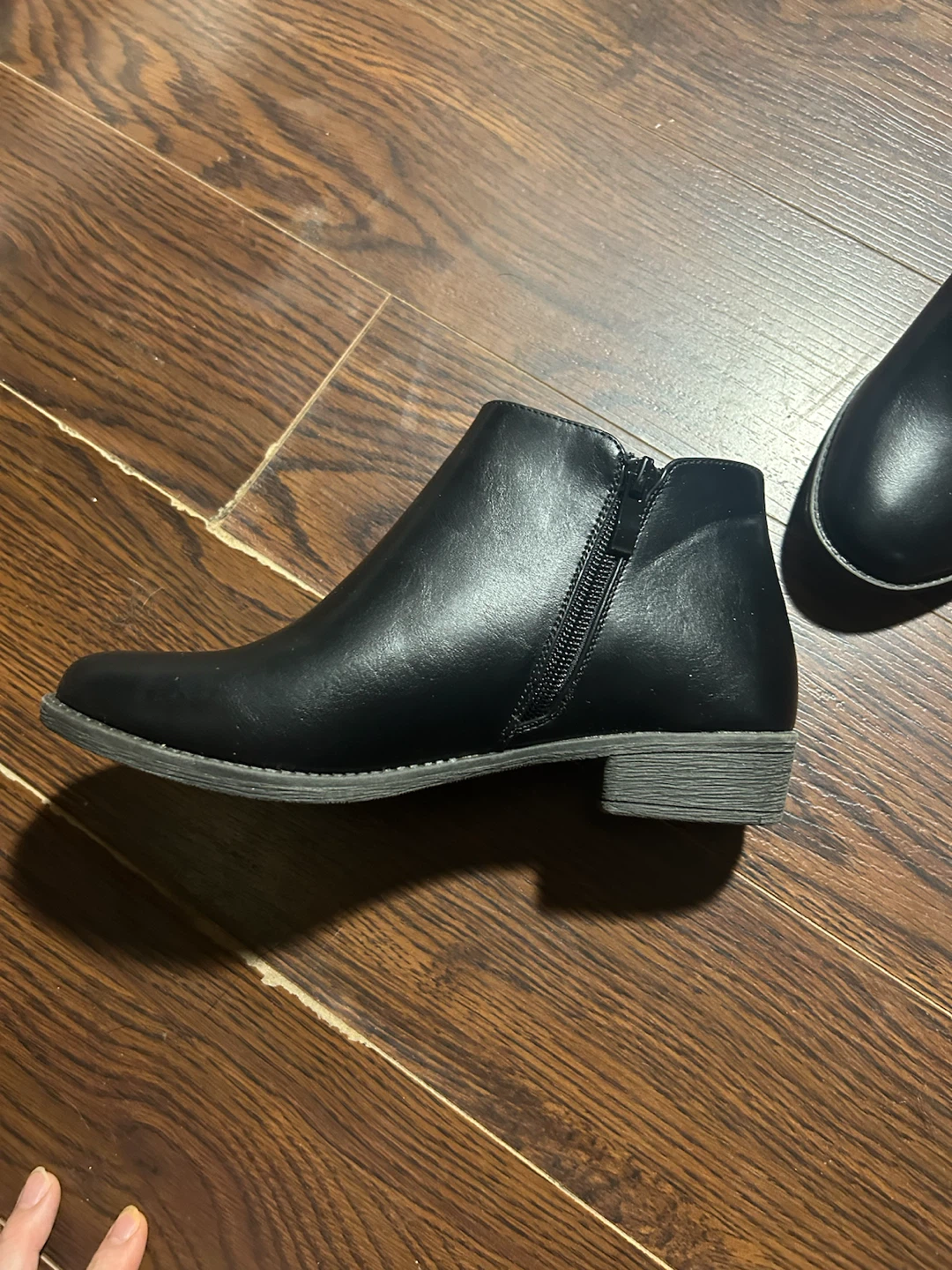 Ankle boots, black and tan, two pairs $20/each - photo 2