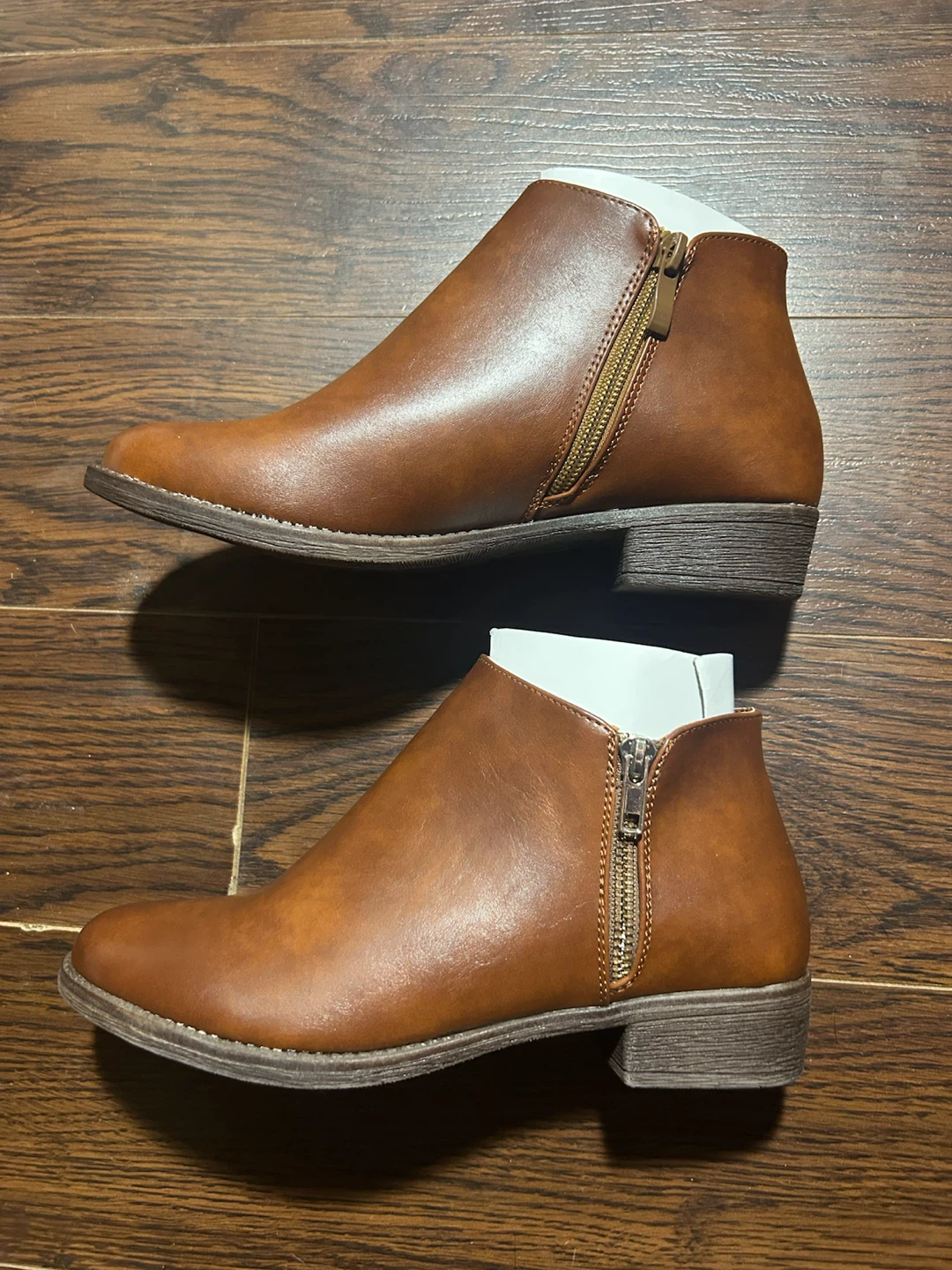 Ankle boots, black and tan, two pairs $20/each - photo 4