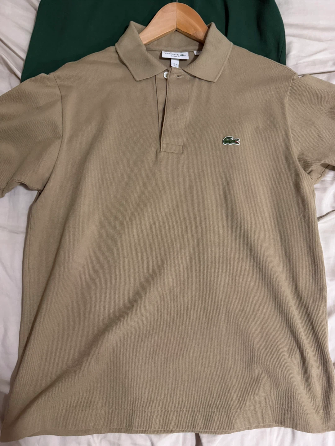 Lacoste Classic Fit Polo Shirt Beige
