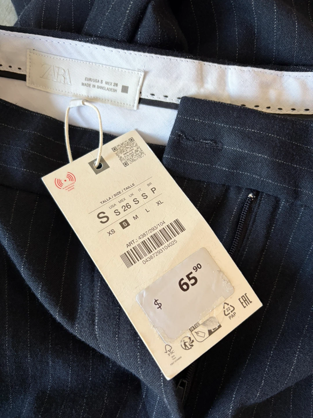 Zara women wide leg pleated pants - photo 2