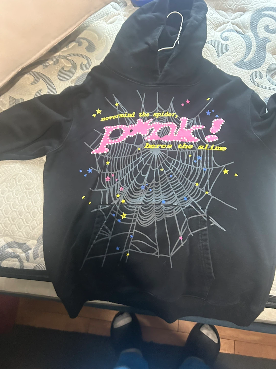 Pink Spiderweb Hoodie
