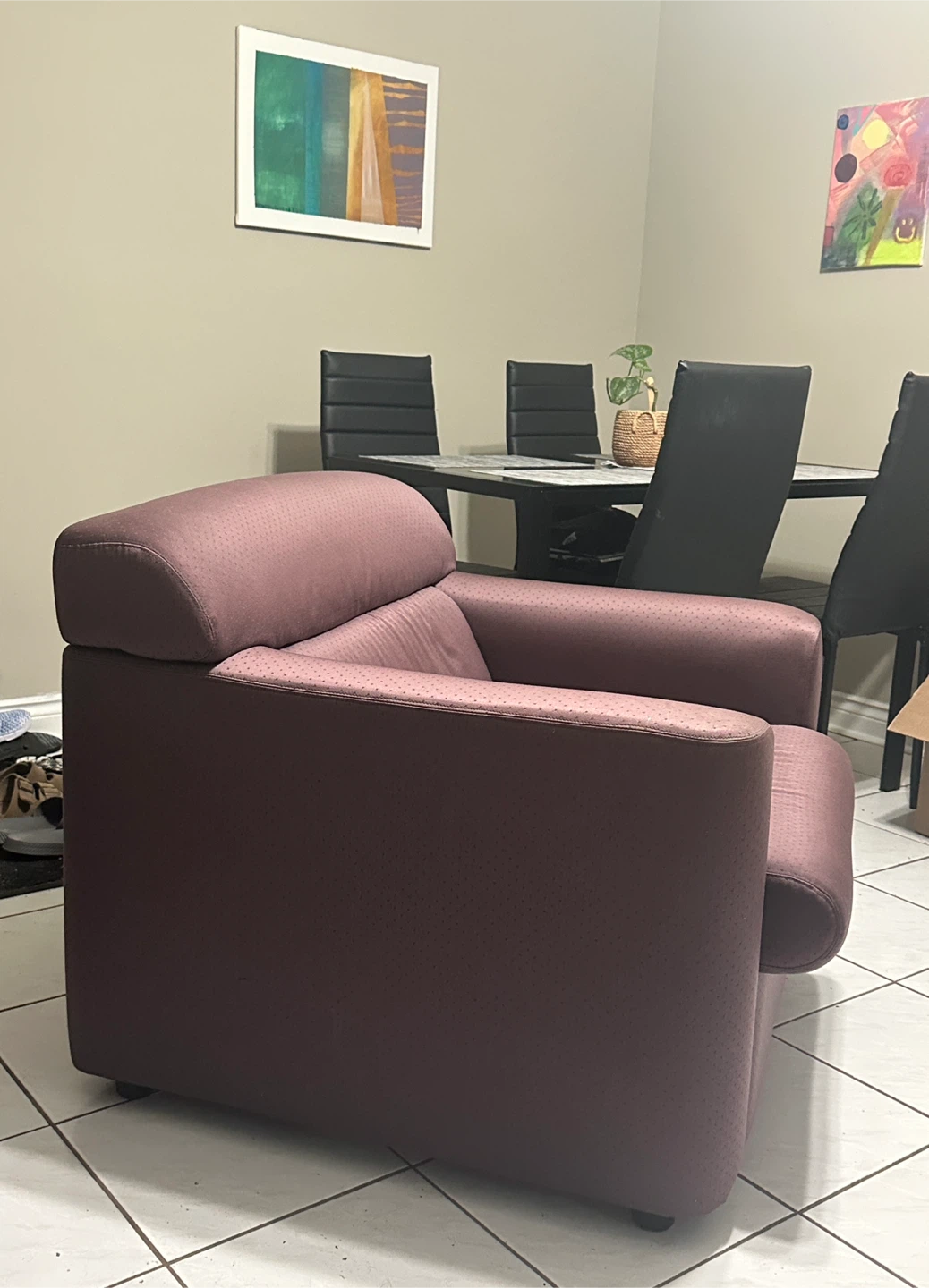Plush Armchair