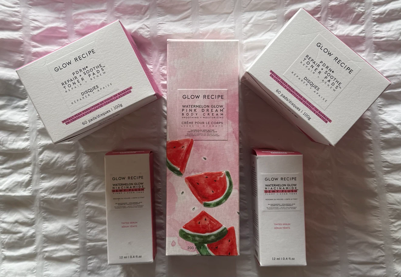 GLOW RECIPE: From $20.00 🆕 Toner Pads, Serums & Body Cream