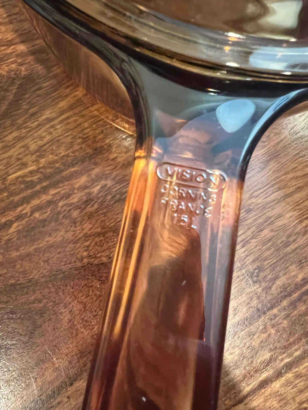 Vintage Vision Amber Glass Saucepan Set - photo 3