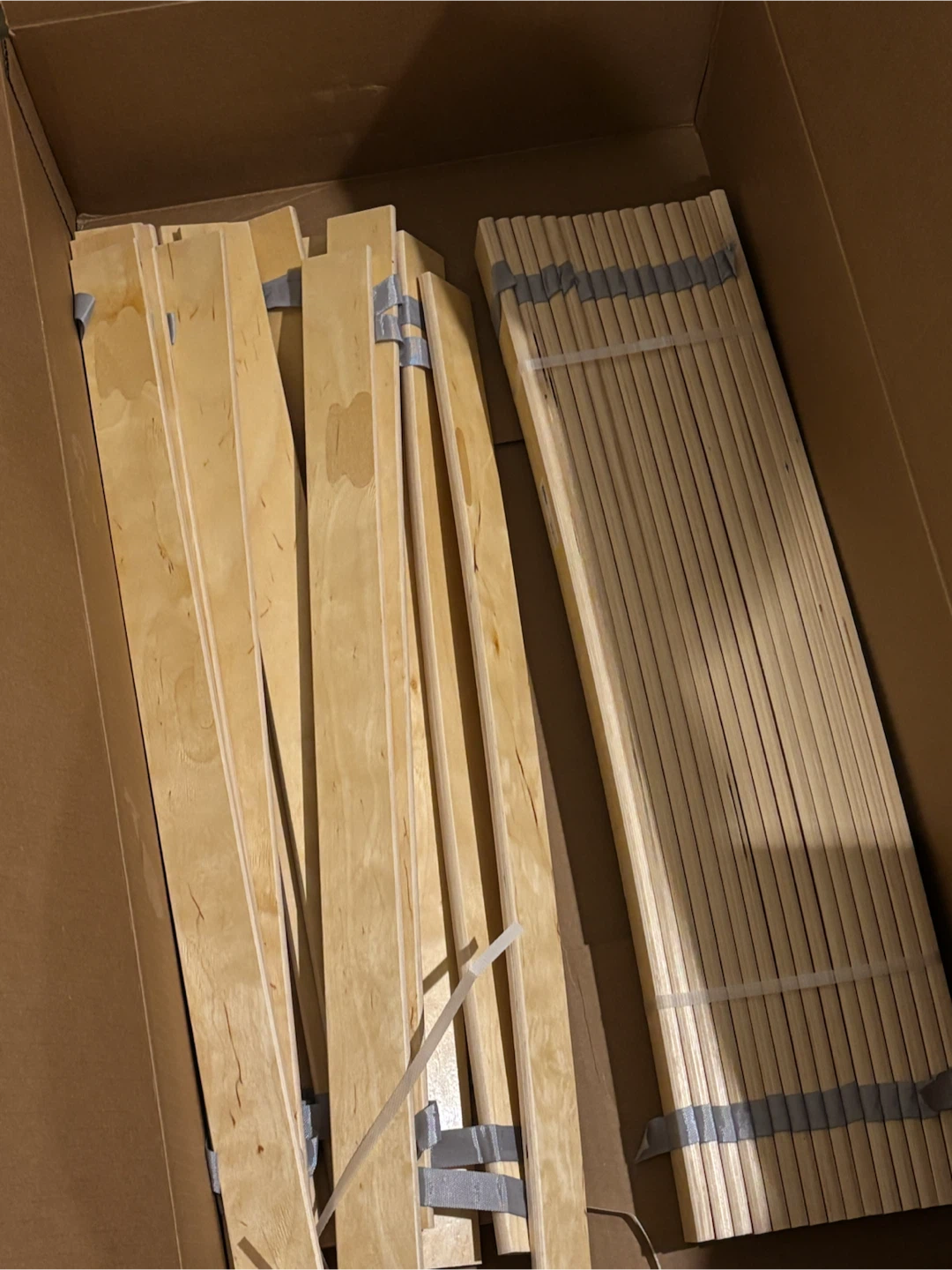 Bed slates for double bed