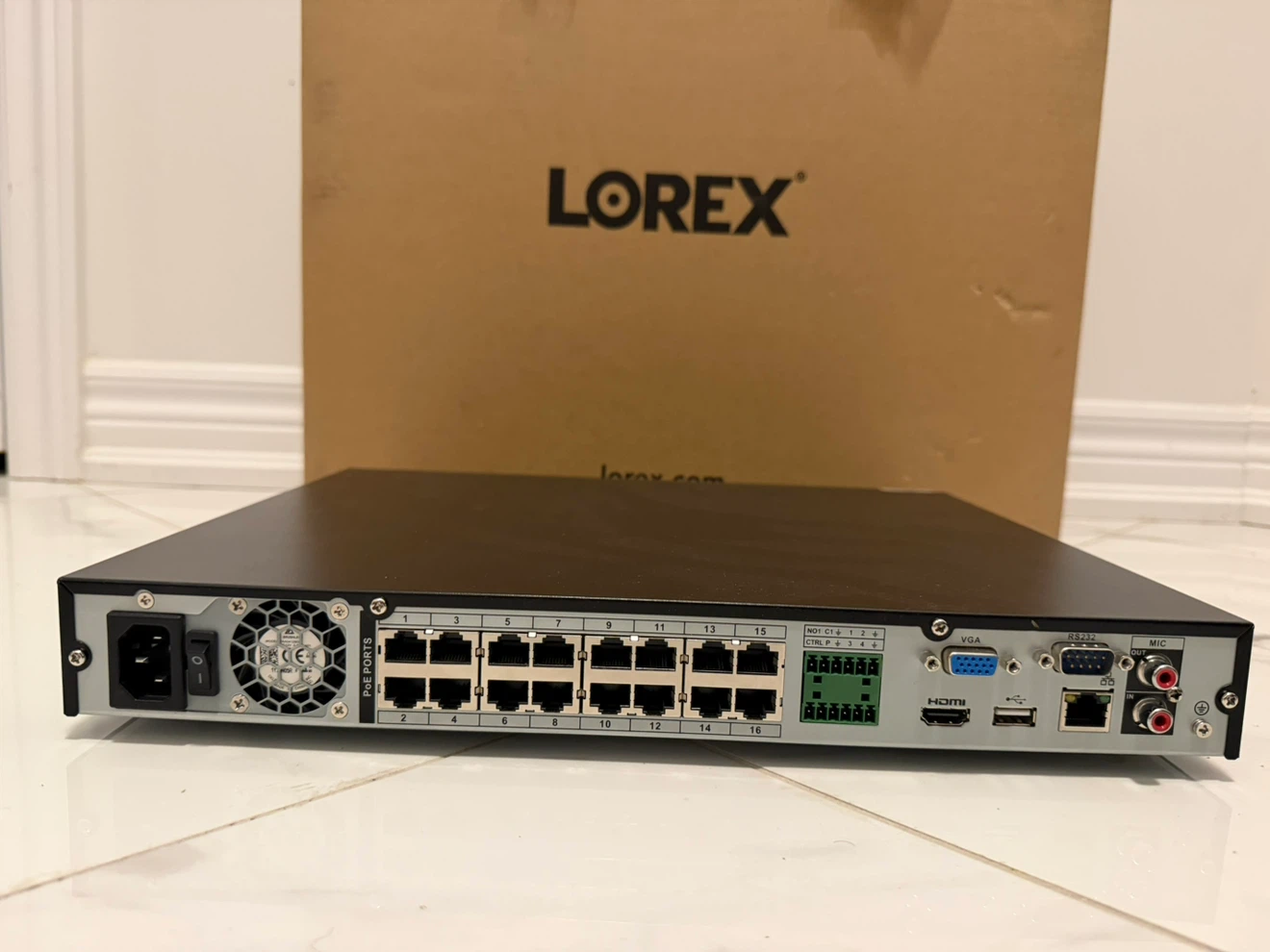 Lorex Fusion 4K 16ch 16PoE Wired NVR - photo 2