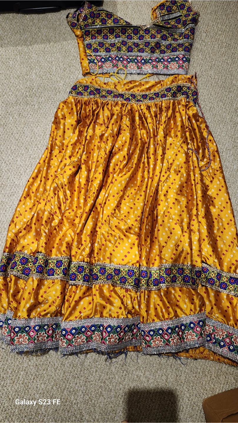 Yellow Ethnic Lehenga Choli Set