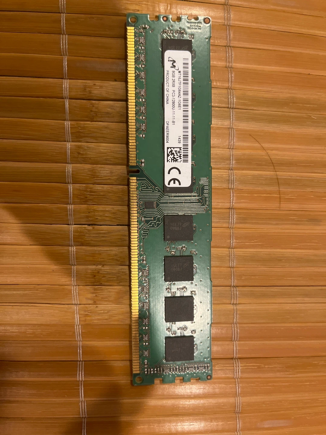Micron 8GB DDR3 RAM Stick