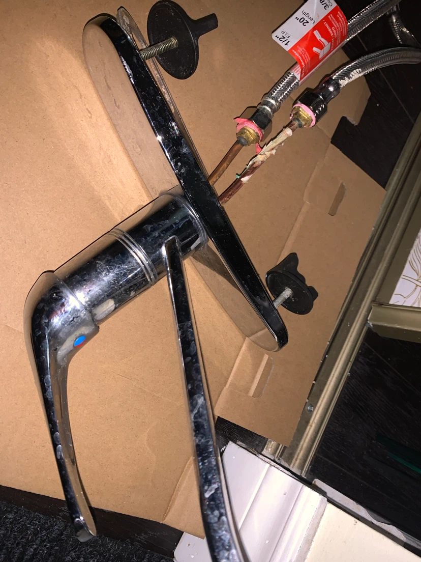 Chrome Kitchen Faucet with Sprayer - photo 2