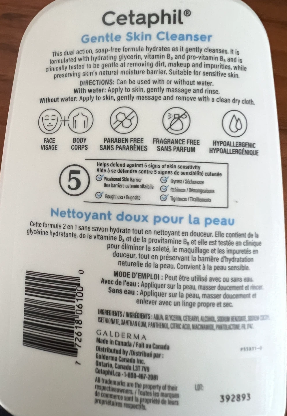 Cetaphil Gentle Skin Cleanser 1L - photo 2