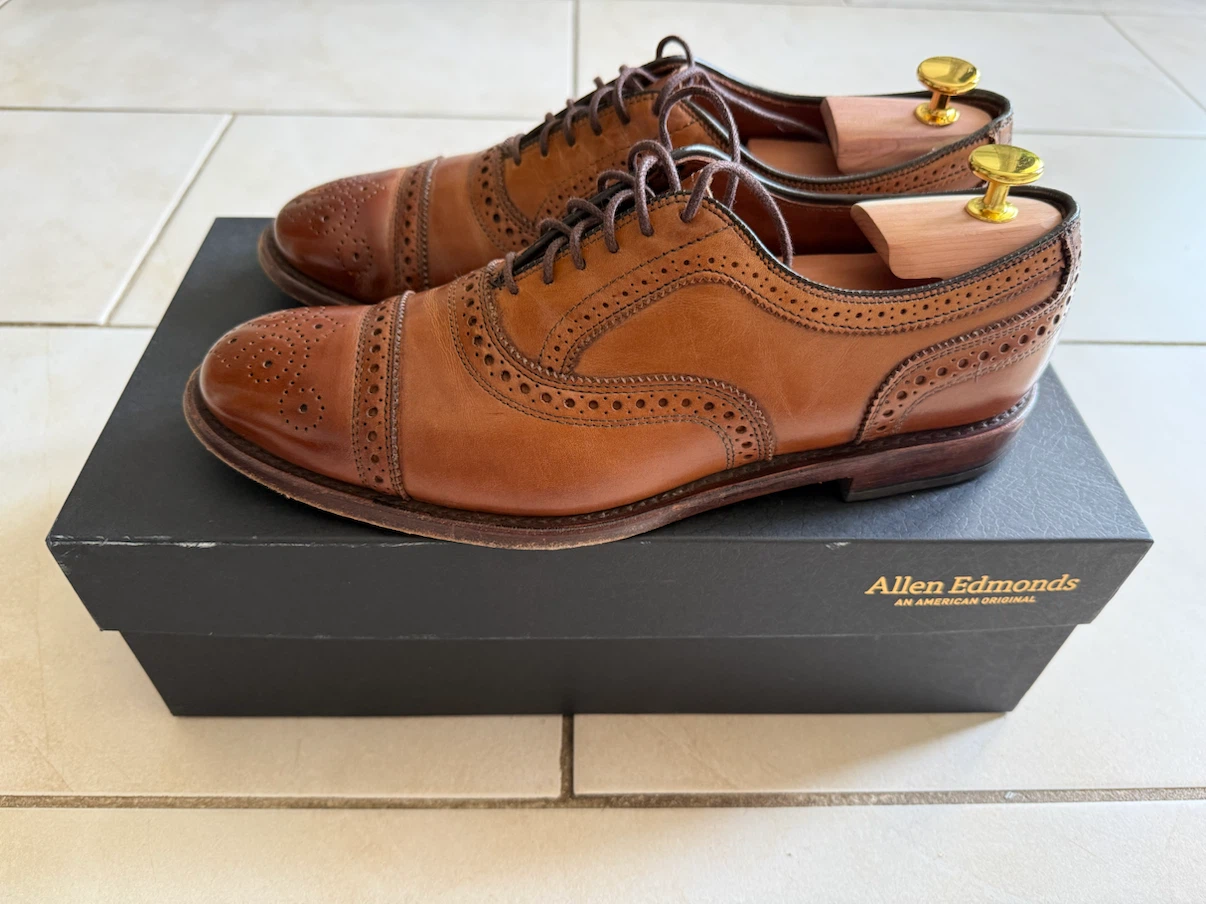 Allen Edmonds Strand Cap-toe Oxford in Walnut - photo 3