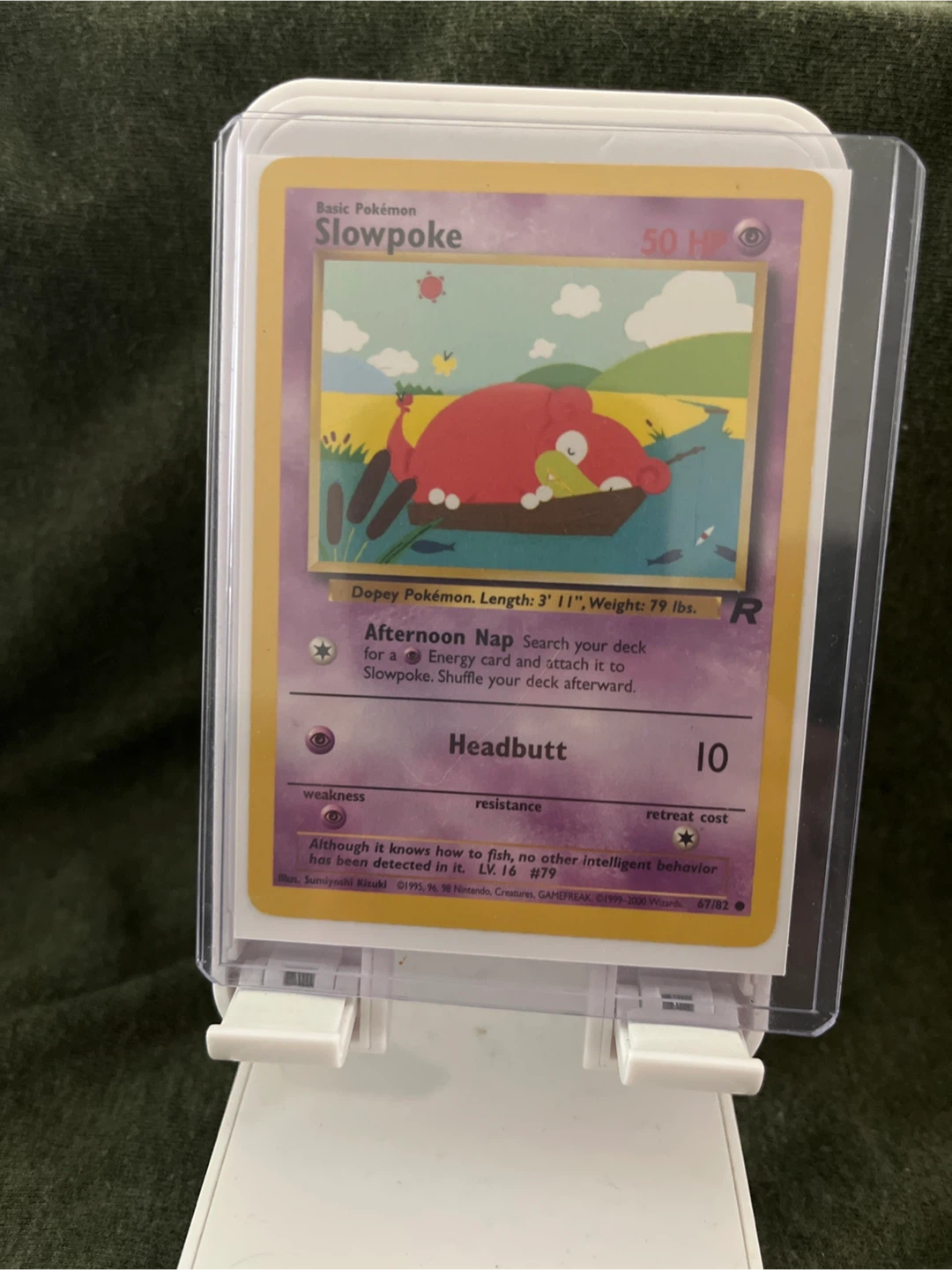 Slowpoke Pokemon Trading Card Sumiyoshi Kizuki - photo 5