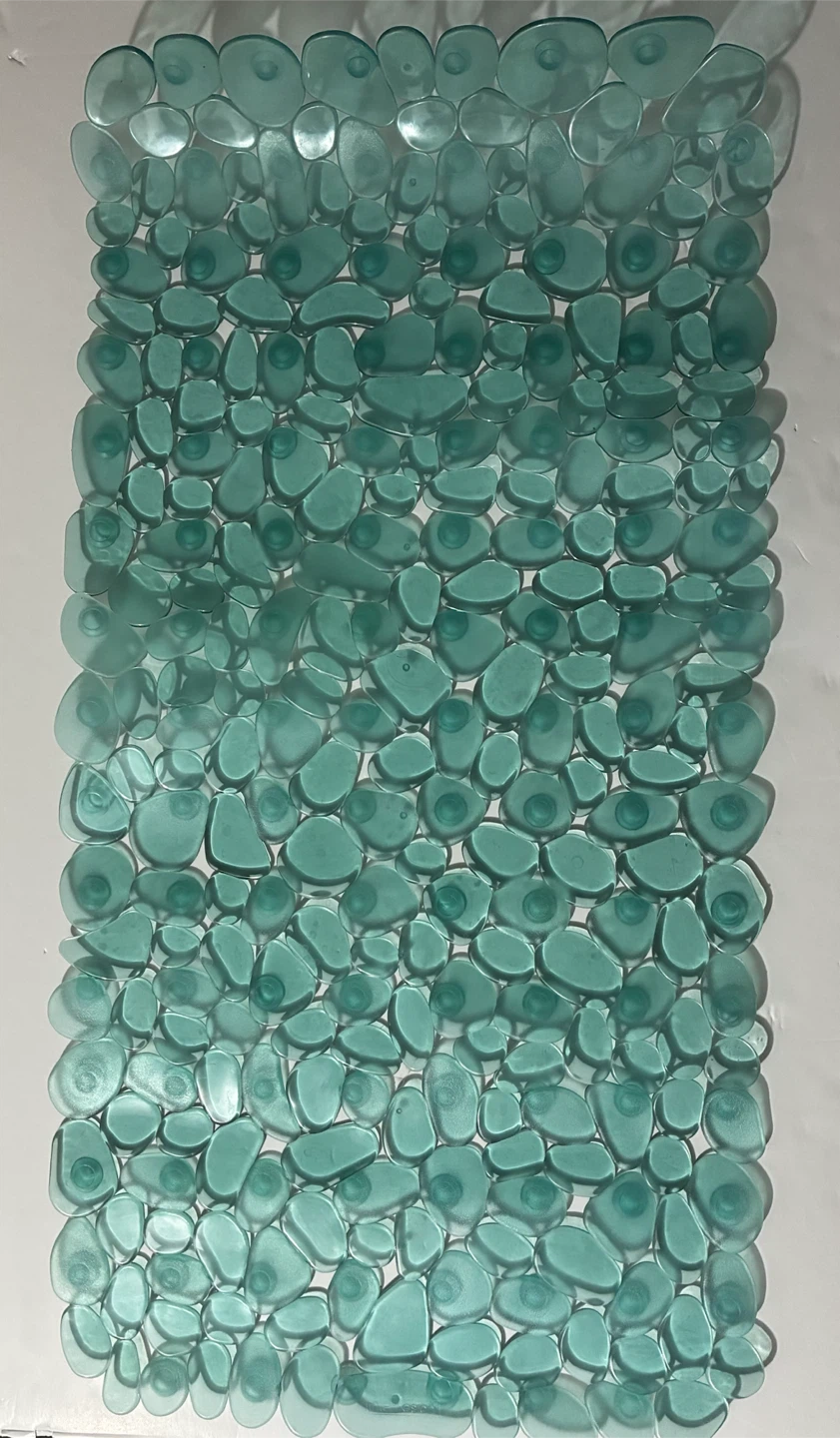 Teal Pebble Bath Mat