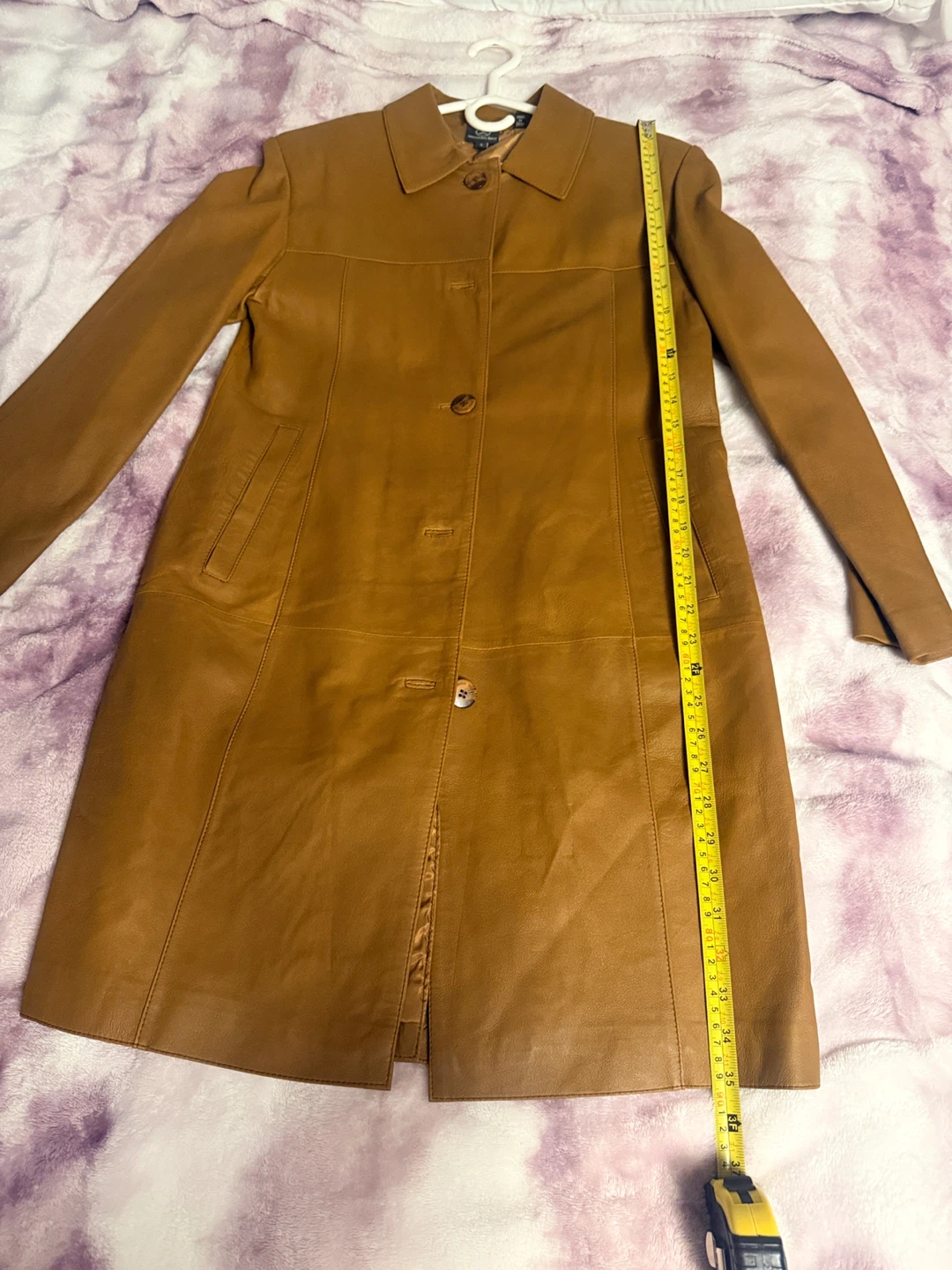 Mercedes Benz Brown Leather Jacket -S - photo 5
