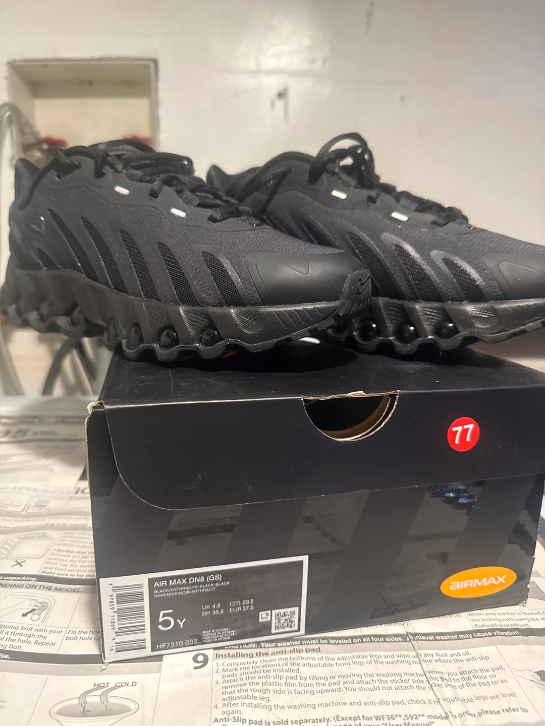 Nike Air Max Dn (GS) Black Running Shoes - photo 5