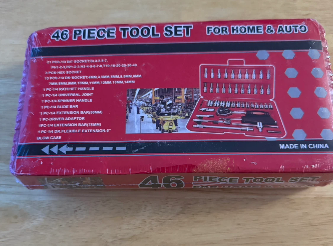 46 Piece Tool Set for Home and Auto - photo 2