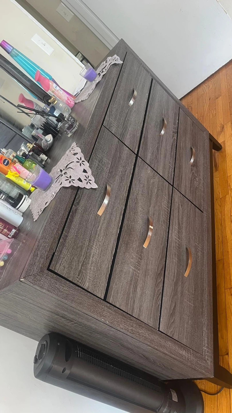 6-Drawer Dresser with Mirror - photo 3