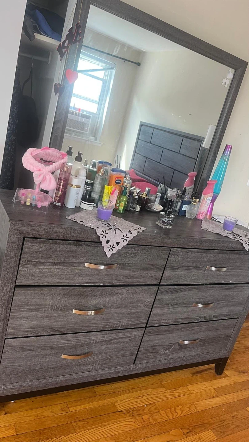 6-Drawer Dresser with Mirror - photo 4