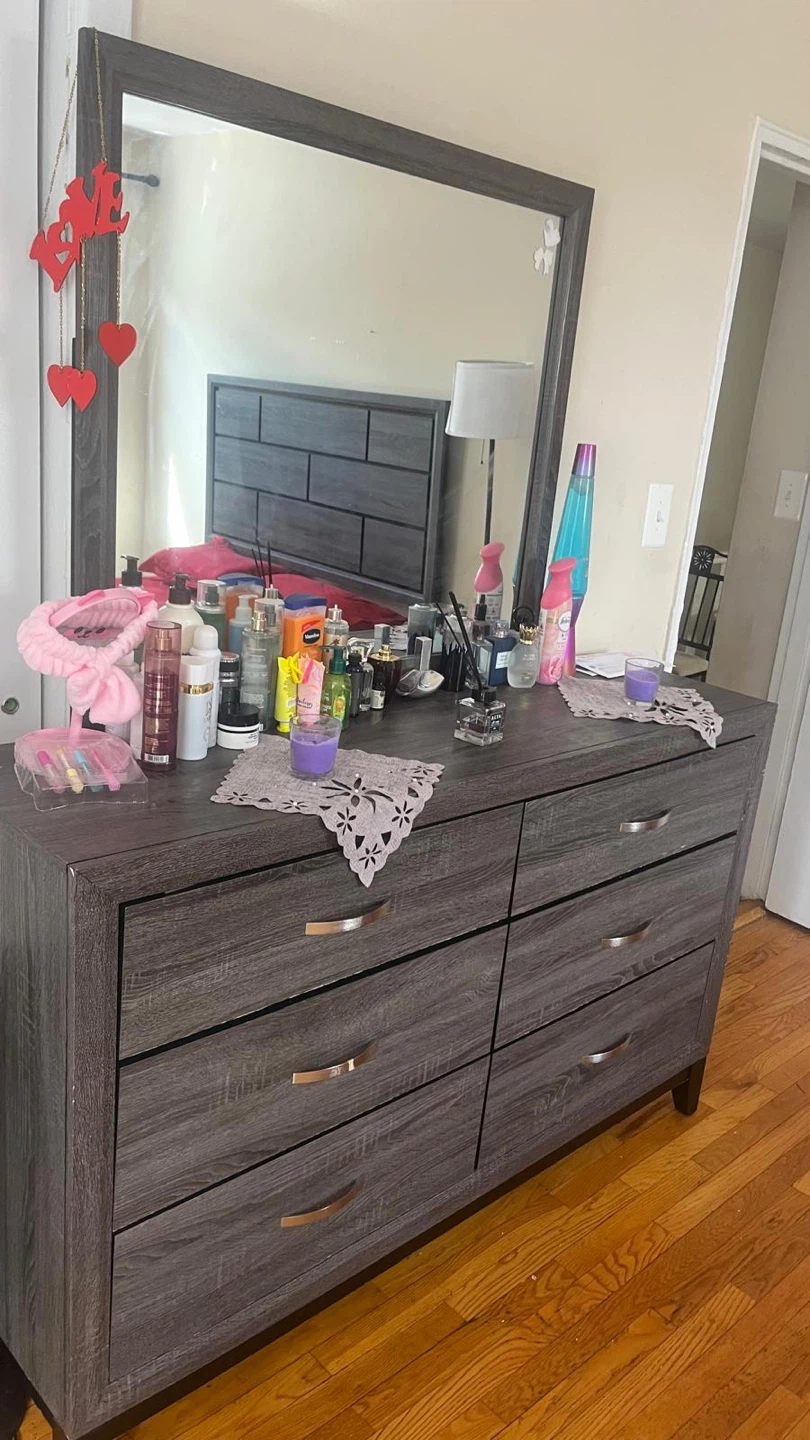 6-Drawer Dresser with Mirror - photo 5