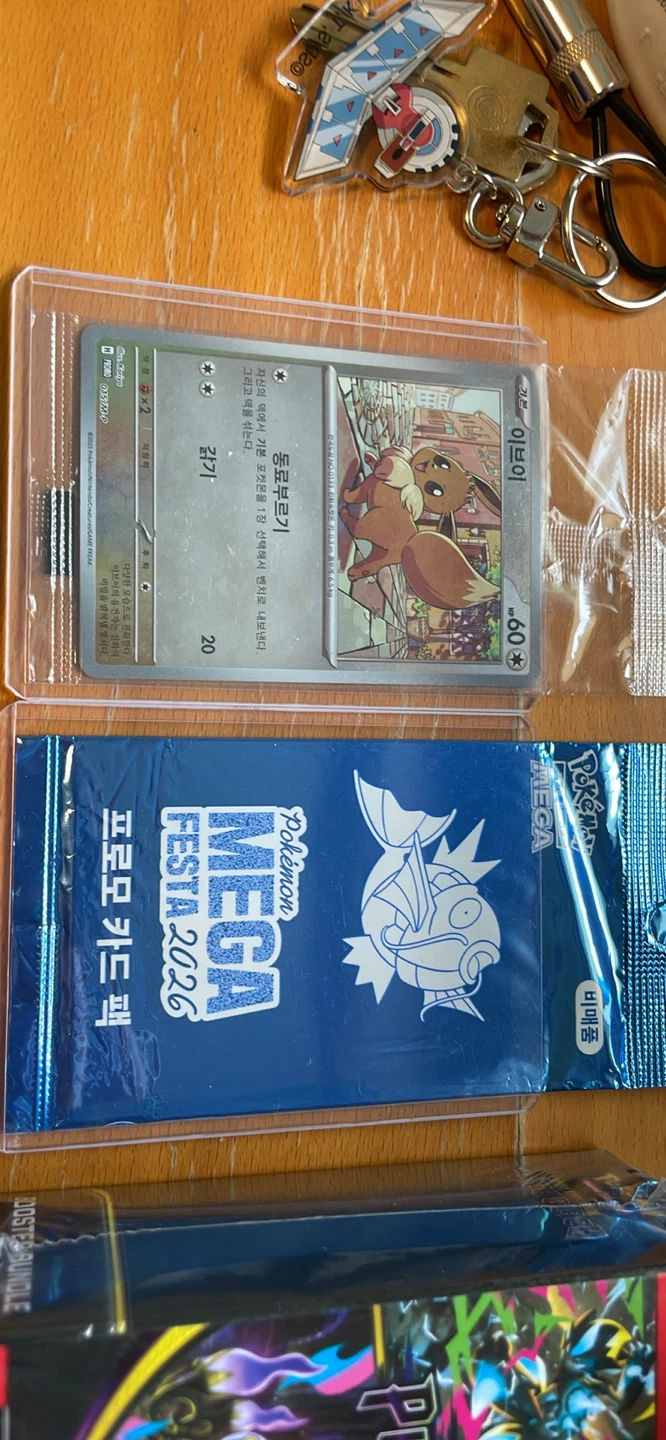 Korea Magikarp promo,Eevee promo card