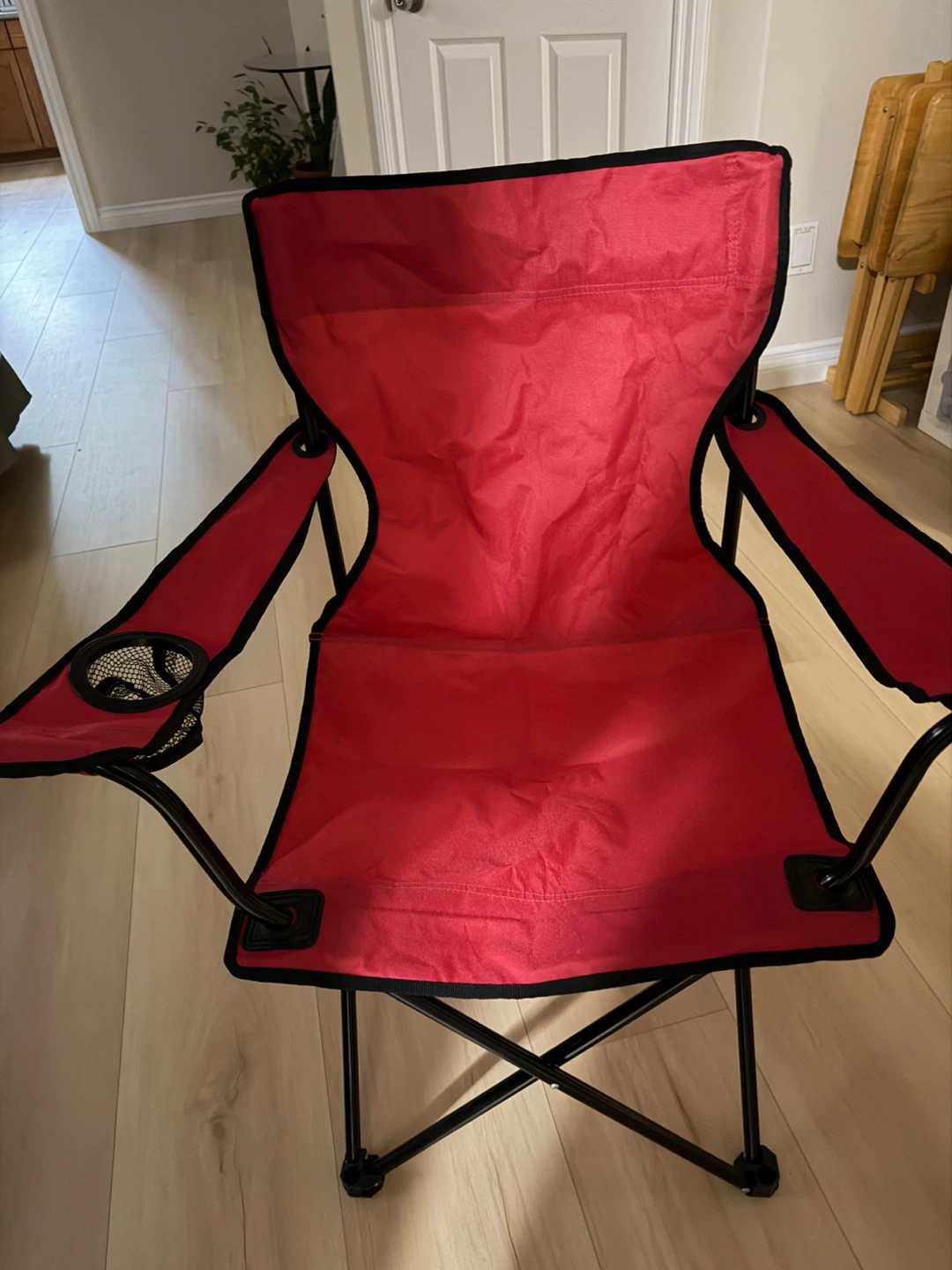Ozark Trail Red Folding Camp Chair