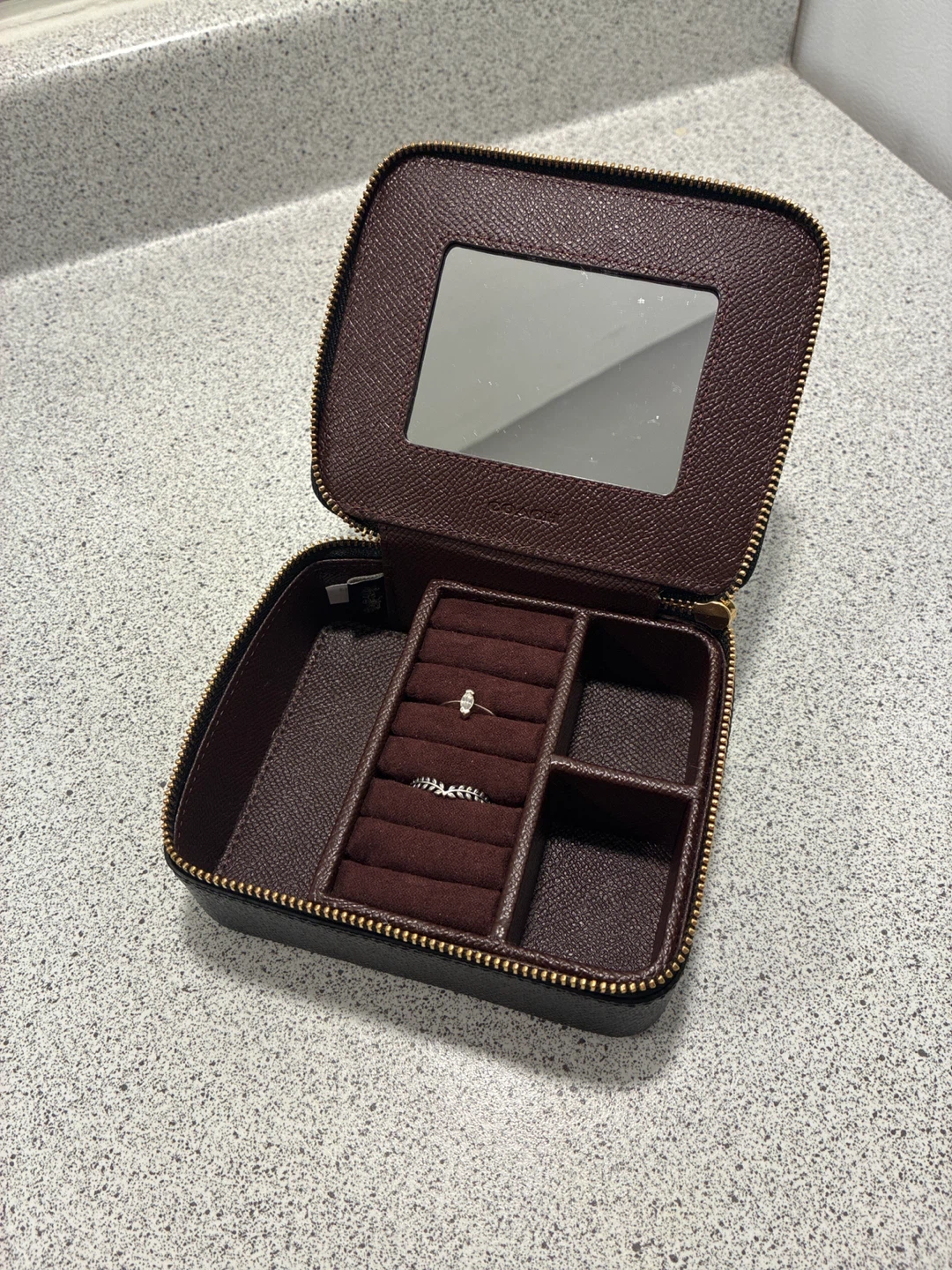 Coach Black Jewelry Box - photo 2