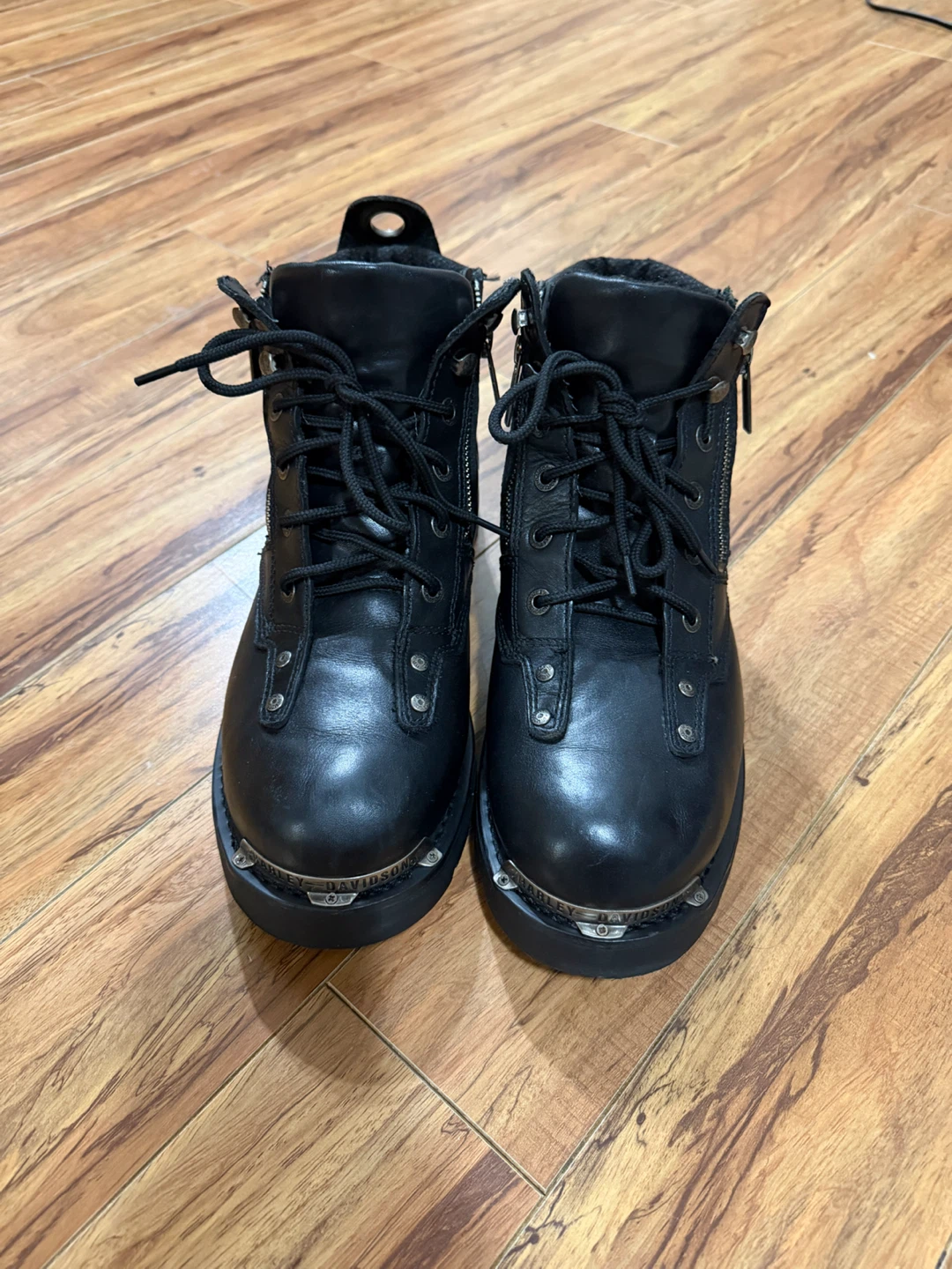 Harley-Davidson Black Leather Boots