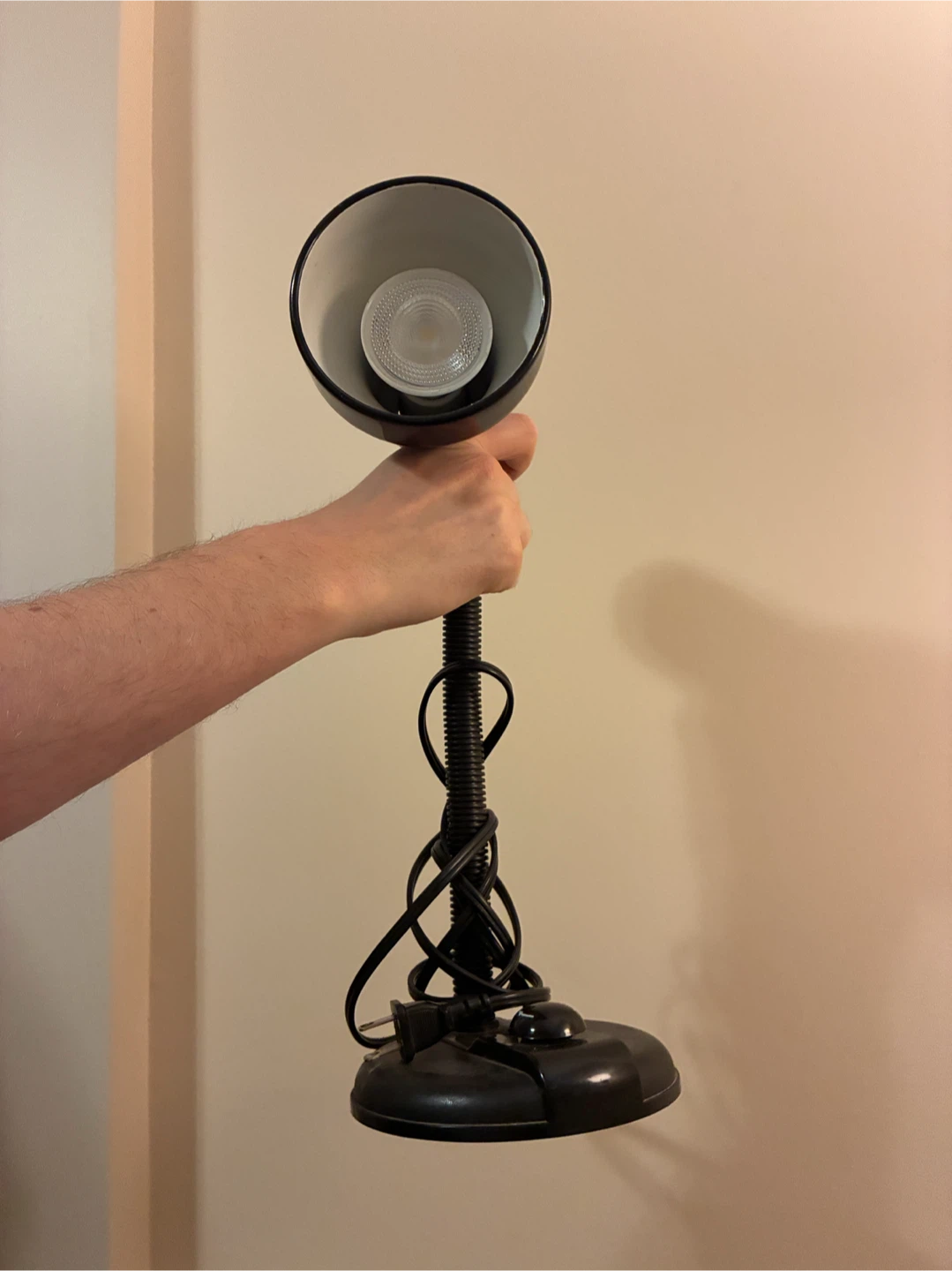 Black Adjustable Desk Lamp