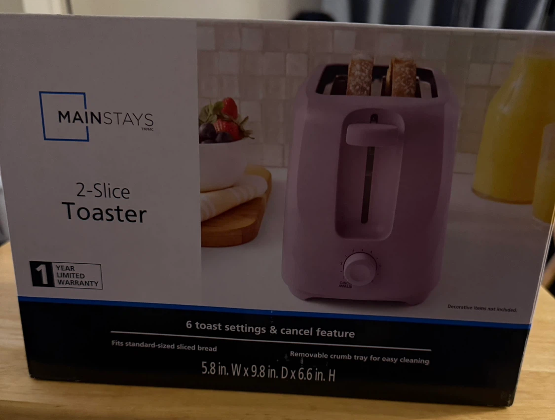 Mainstays 2-Slice Toaster