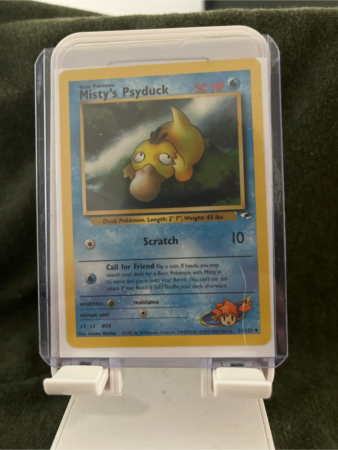 Misty's Psyduck Pokemon Card - photo 4