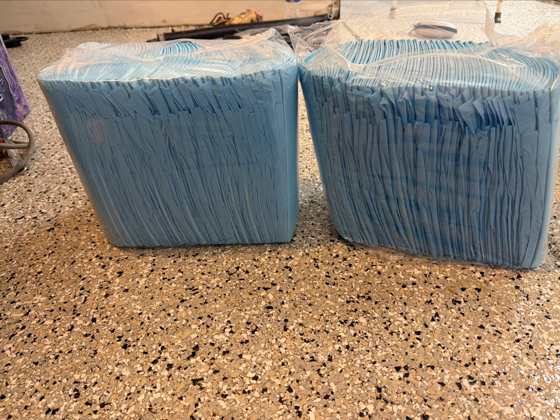 Blue Disposable Underpads