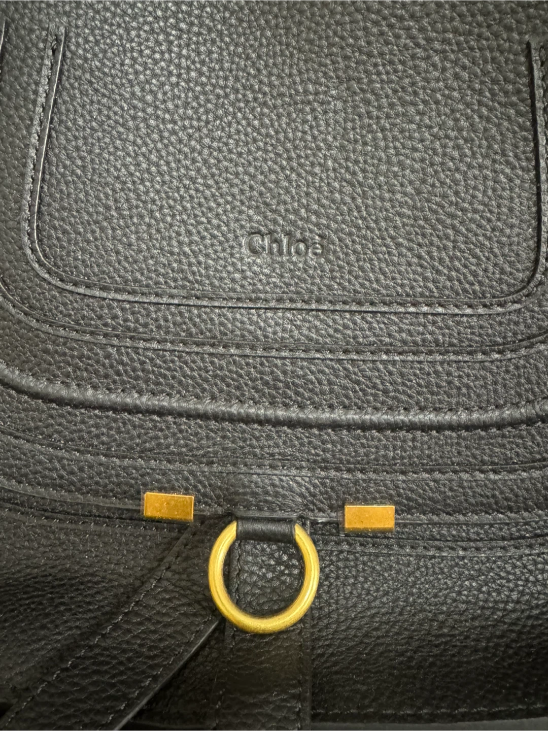 Chloe Marcie Inspired Bag Black Medium - photo 4