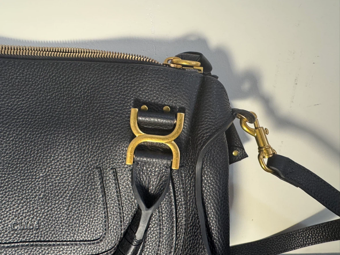 Chloe Marcie Inspired Bag Black Medium - photo 5