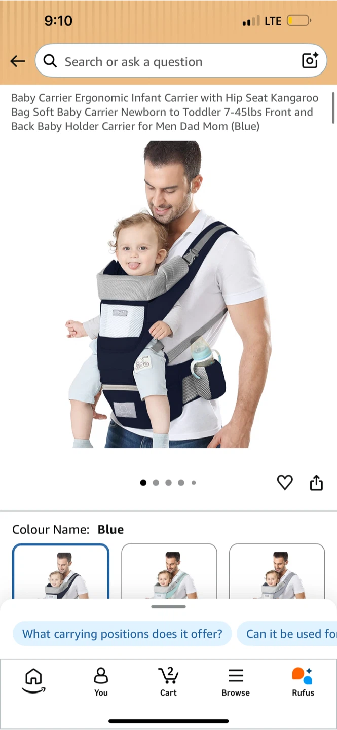 NEW without box- 360 All-Position Baby Carrier