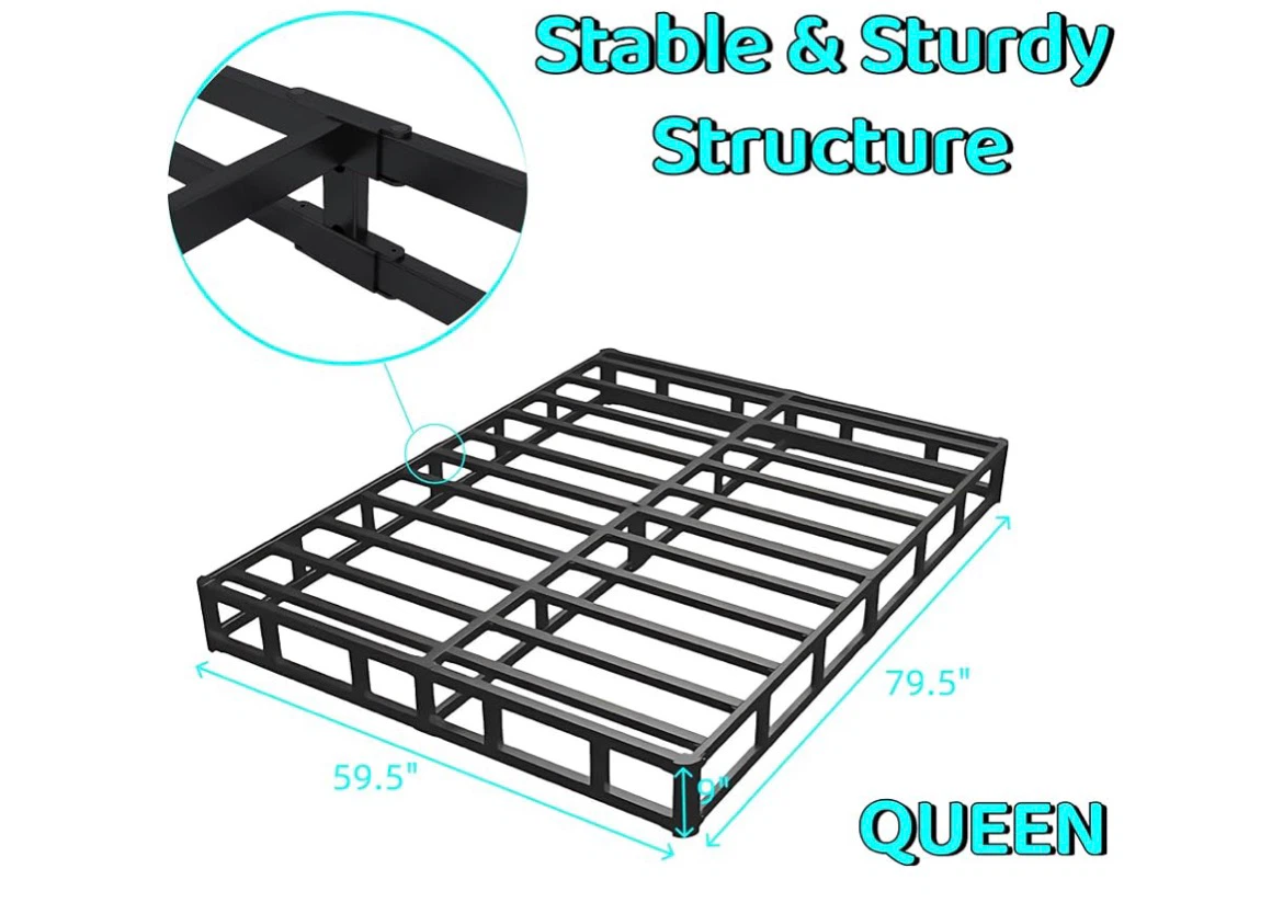 9 inch Queen Size Metal Bed Frame - photo 2