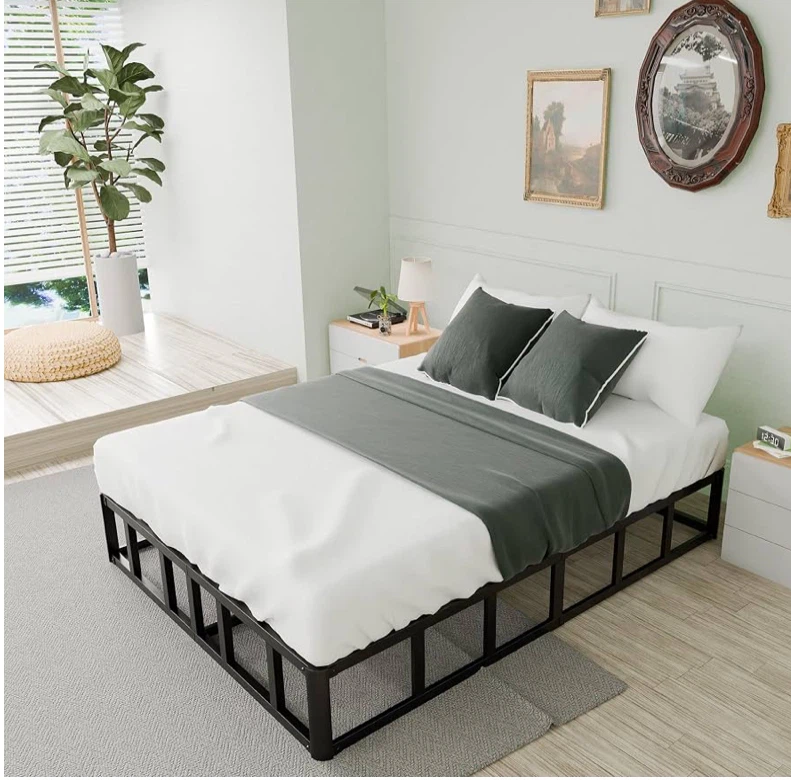 Queen size metal bed frame - photo 2