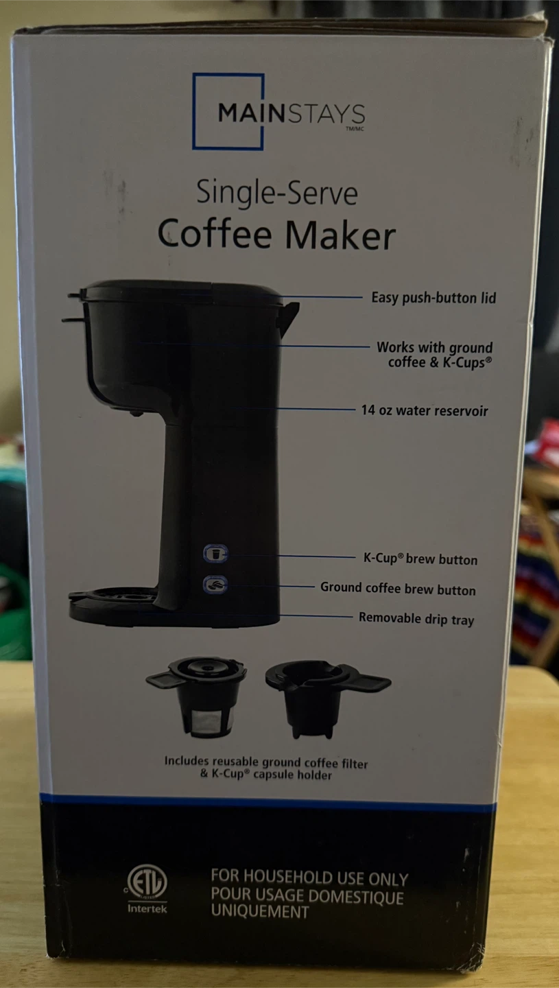 Mainstays Single-Serve Coffee Maker - photo 2